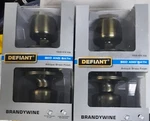Defiant Brandywine Bed/bath Door Knob Antique Brass Finish 1008974336, Set Of 2. Fixed Price $19.98.