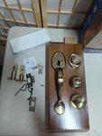 Toledo Double Cylinder Door Handleset Adjustable Keyed Antique Brass *read Desc*. Fixed Price $49.00.