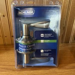 Schlage Hall & Closet Finish: Satin Nickel F10VACC619 Door Knob Single Lever New. Fixed Price $25.97.