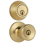 Hyper Tough Keyed Entry Tulip Style Doorknob And Deadbolt Combo Pack. Fixed Price $34.96.