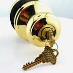 Schlage Georgian F51GEO605 Key Entry Lock Bright Brass Front Door Knob. Fixed Price $23.99.