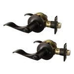 Stratford Metal Privacy Door Knob In Oil Rubbed Bronze 2 Pack. Fixed Price $59.09.