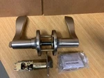 Delaney Hardware Bennett Satin Nickel Reversible Privacy Door Handle. Fixed Price $15.99.