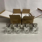Gobrico Crystal Passage Door Knobs Satin Nickel Rectangular 2 Sets New Open Box. Fixed Price $29.99.