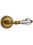 Sorwduerm 2 Pack Antique Brass Glass Door Privacy Crystal Levers D.... Fixed Price $114.34.