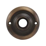 2" Diameter Forged-brass Ringed Rosette Antique-by-hand Finish (art Deco). Fixed Price $14.99.