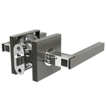 Avalon 0590 - Modern Door Handle (privacy / Passage) Satin Gunmetal Finish. Fixed Price $49.99.