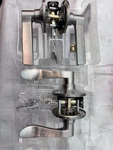 2 Pkg: Defiant Freedom+ Naples Satin Nickel Hall/closet Door Lever. Fixed Price $30.00.