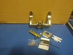 Gobrico Keyless Satin Nickel Bed Bath Privacy Wave Door Lever Handle Lock. Fixed Price $19.49.