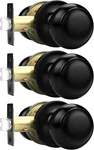 Hall/closet Door Knobs Matte Black Finish, Interior Round Passage. Fixed Price $57.86.