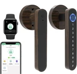 Elinksmart YL-H8 Fingerprint Handle Door Lock Wood Grain Metal. Fixed Price $45.00.