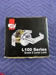 Lsda L100 Series Grade Passage Lever Lock Satin Chrome L110 26D2-3/4. Fixed Price $46.99.