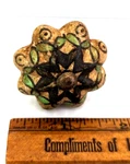 Vintage Ceramic Pumpkin Drawer Pull Handle Cabinet Knob Painted 1.5". Fixed Price $9.95.
