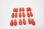 Playmobil Red Wooden Shoes 9 Pair Slipper Use 3447 3448 3441 3666 3372. Fixed Price $12.75.