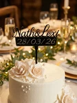 Custom Name Plate For Cake Personalised Acrylic Sign With Engraving *au*. Fixed Price $21.62.