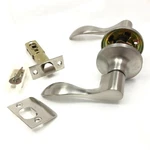 Passage (no Lock) Bedroom Closet Door Lever Handle Wave Satin Nickle New. Fixed Price $10.13.