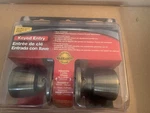 Master Lock Keyed Entry Knob Antique Brass Fits Most Doors Easy Install. Fixed Price $7.75.