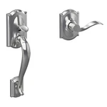 Schlage Camelot Front Entry Handleset With Left Handed Accent Door Lever, Low.... Fixed Price $156.89.