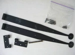 Large Acorn Iron Strap Door Hinges W/ Round Bean Ends 20" Long Missing 1 Pin. Fixed Price $9.99.