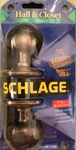 Schlage F10VGEO609 Hall/closet Georgian Knob Passage Latch Non-locking. Fixed Price $19.98.