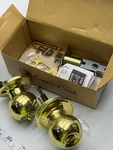 Copper Creek Door Knob Set Privacy Ball Polished Brass BK2030PB Interior. Fixed Price $15.23.
