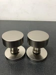 Emtek 5059ROUUS15 Satin Nickel Dummy Door Knob Set, Brass Modern Collection. Fixed Price $117.99.