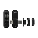 Lcn Keyless Surface Mount Deadbolt Lock Fits Doors Up To 3" Black. Fixed Price $280.28.