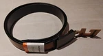 Dockers Men's Custom Fit Leather Belt With Pressure Lock Technology Closure. Fixed Price $19.99.