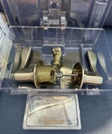 Schlage Accent Satin Nickel Keyed Entry Door Lever Handle F51 619. Fixed Price $24.95.