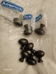 Oil Rubbed Bronze Cabinet Knob Amerock Allison B53014-ORB Set Of 8. Fixed Price $13.99.