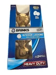Brinks Interior Locking Doorknob Heavy Duty Bed & Bath Polished Brass 2112-105. Fixed Price $13.50.