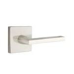 Emtek 5210 Helios Door Lever Privacy With Square Rosette Satin Nickel. Fixed Price $125.00.