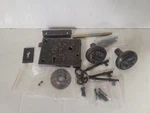 Signature Hardware Ornate Rim Lock With Knobs, 3" Backset, Oil Rubbed Bronze. Fixed Price $129.95.