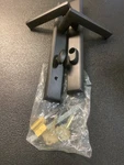 Emtek 1451US19RH Sandcast Bronze Keyed Entry Lever Set - Flat Black Lariat. Fixed Price $281.99.