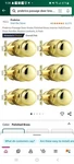 Passage Door Knobs Polished Brass Interior Hall/closet Handles Keyless L.... Fixed Price $50.00.