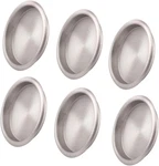 6 Pack Closet Door Finger Pull Satin Nickel- 2-1/8 Round Sliding Do.... Fixed Price $14.50.