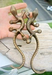 Large Gecko Handles Pulls Cast Solid Brass 20 Cm Knobs Doors Antiques House. Fixed Price $89.38.