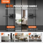 Privacy Handle, Universal Square Interior For Bedroom Bathroom Doors. Fixed Price $165.92.