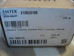 Emtek Tubular Pocket Door Square Dummy, 2136US10B. Fixed Price $27.00.