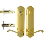 Peachtree Prado Handle Set For Hinged Patio Door Weiser Key Lock. Fixed Price $492.19.