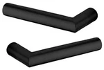 Baldwin 5173190MR Satin Black Pair Of Estate Levers Minus Rosettes. Fixed Price $218.28.