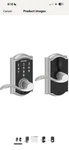 Schlage FE695 V Cam 626 Electric Touch Screen Entry Lock - Satin Chrome New!. Fixed Price $99.99.