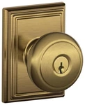 Schlage F51-AND-ADD Andover Keyed Entry Door Knob Set Brass. Fixed Price $68.88.