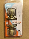 Dexter Schlage J40BYR605 Byron Bed And Bath Knob, Bright Brass. Fixed Price $18.75.