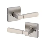 Kwikset Perth Satin Nickel Reversible Square Straight Bed/bath Door Handle. Fixed Price $39.00.