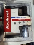 Kwikset Microban Keyed Entry Matte Black. Fixed Price $14.40.