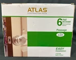 New Atlas Contractor 6 Pack Hall & Closet Passage Non-locking Interior Door Knob. Fixed Price $29.95.