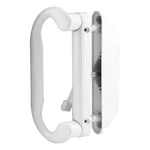 1277 Diecast White Patio Door Handle Set Square Drive Center Lever Used For Ro. Fixed Price $88.32.