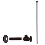Westbrass Flat Head Toilet Kit With Round Handles, 1/2" 3/8"OD X20",D103KFH-62. Fixed Price $53.55.