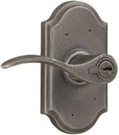 Weslock L7140HPHPSL23 Carlow Keyed Entry Door Lever Set Weathered Pewter. Fixed Price $143.99.